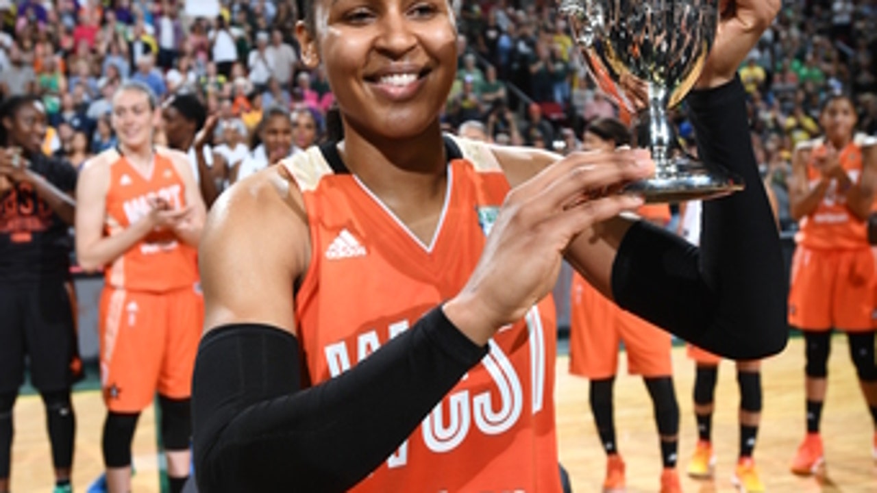 Moore leads West past East 130-121 in WNBA All-Star Game (Jul 22, 2017)